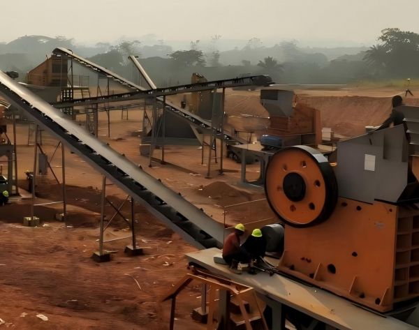 刚果金破碎筛分生产线