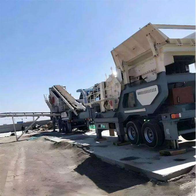 WM轮胎式移动破碎站