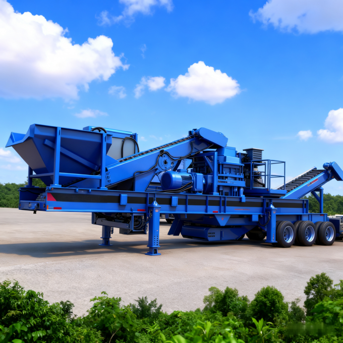 WM轮胎式移动破碎站